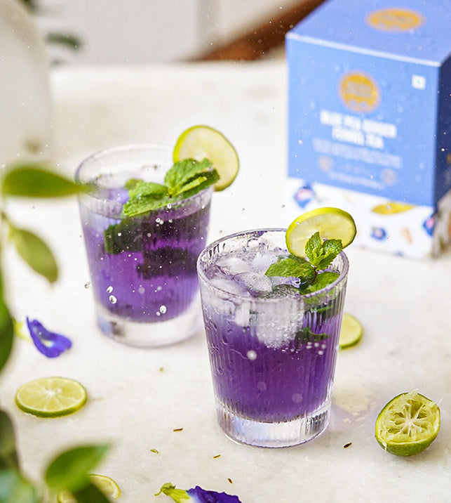 Blue Pea Ginger Fennel Tea