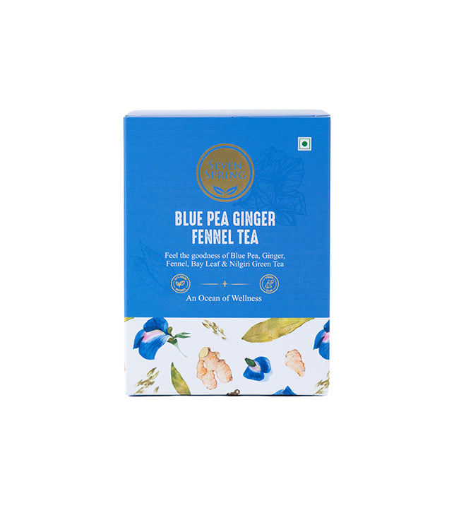 Blue Pea Ginger Fennel Tea