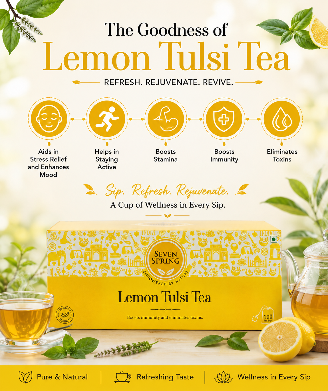 Lemon Tulsi Tea