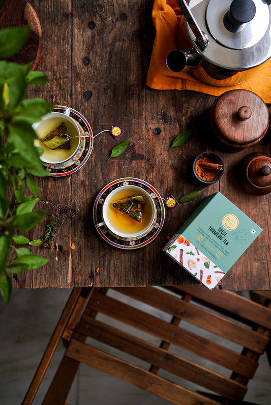 Organic Tulsi Turmeric Tea